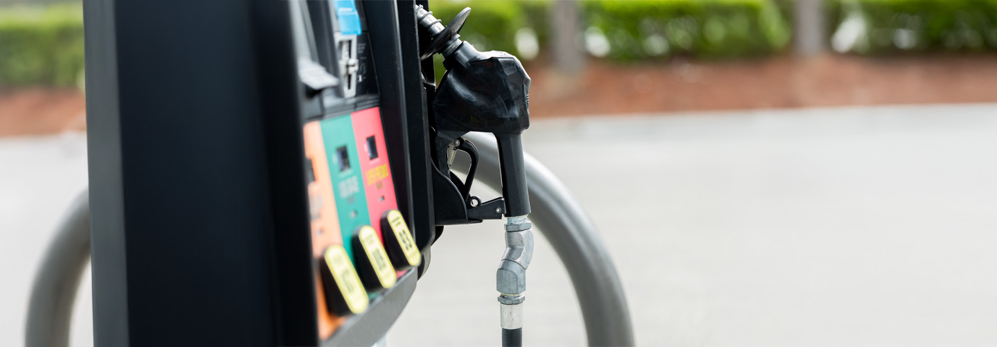 A gas pump